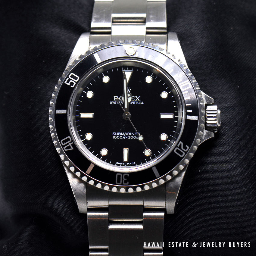 Rolex Submariner Non-Date Black Dial and Bezel – Elite HNW - High